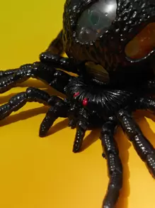 1pc Spider Design Cat Lover And Cat Mom Love Teaser Toy - Black - View 4