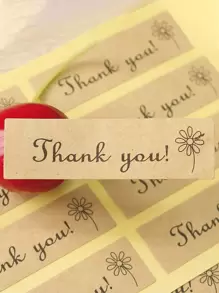 Bộ 60 Chữ Đồ Họa Quà Tặng Miếng Dán Chữ Đơn Giản & Giấy In Hoa Tặng Decal Cho Đảng - Nhiều màu - Xem 1