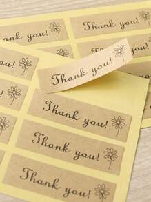 Bộ 60 Chữ Đồ Họa Quà Tặng Miếng Dán Chữ Đơn Giản & Giấy In Hoa Tặng Decal Cho Đảng - Nhiều màu - Xem 3