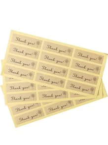 Bộ 60 Chữ Đồ Họa Quà Tặng Miếng Dán Chữ Đơn Giản & Giấy In Hoa Tặng Decal Cho Đảng - Nhiều màu - Xem 5