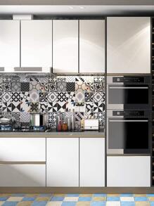 1pc Matte Beige Self-Adhesive Wallpaper For Home Decoration, Cabinets, Tables, Chairs, Room Renovation, Renovation Stickers Peel Wall Panels, Wall Paper, Wallpapers, Spring Decoration Items Refresh Your Home, Rama Decoration Stickers - Beige - View 6