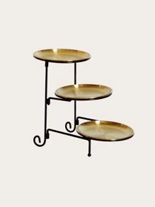 1件套3層託盤 - 金色 - 查看 2