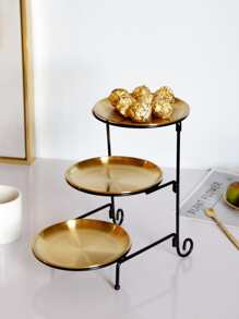 1件套3層託盤 - 金色 - 查看 5