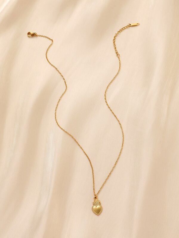 Heart Organ Pendant Necklace SHEIN USA
