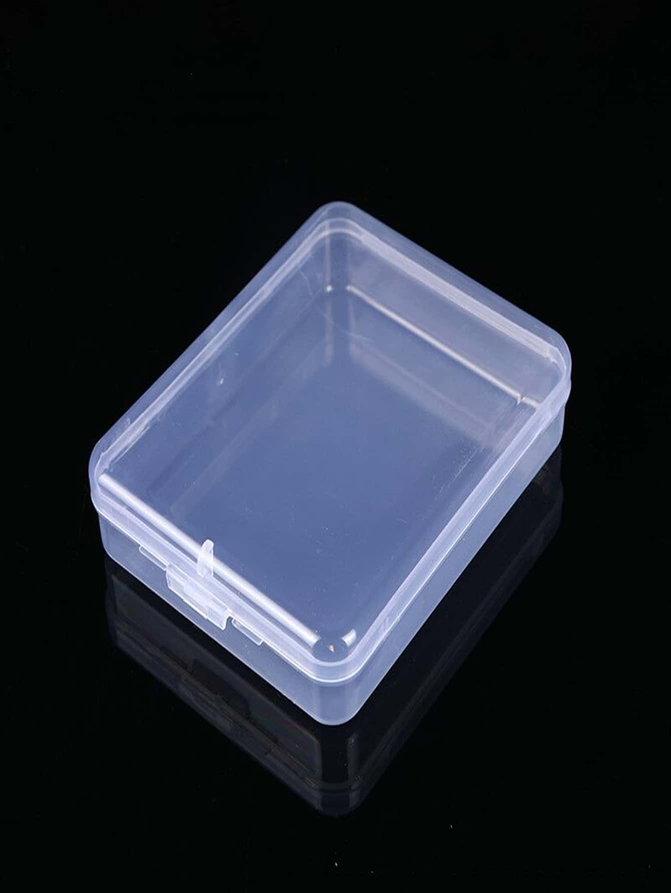 1pc Clear Desk Storage Box