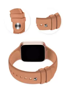 2条/套运动硅胶表带，兼容40mm、38mm、41mm、44mm、45mm、46mm、42mm、49mm尺寸（M/L码），男女通用，柔软防水腕带，可替换运动表带，兼容Ultra、 ... - 棕色 - 查看 4