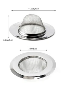 1入組不銹鋼水槽過濾器 - 銀色 - 查看 2