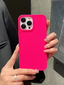 Custodia per telefono monocolore - Fucsia - Visualizzare 1