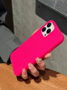 Custodia per telefono monocolore - Fucsia - Visualizzare 2