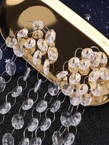 1入組珠子裝飾掛飾 - 無色 - 查看 4