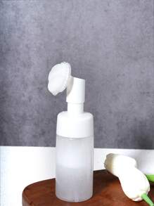 1pc Bottle Design Facial Cleansing Brush - White - View 5