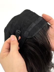 雙色中等直筒人造假髮帶劉海 - 彩色 - 查看 6