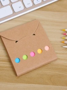 1pc Multifunction Sticky Note - Brown - View 1