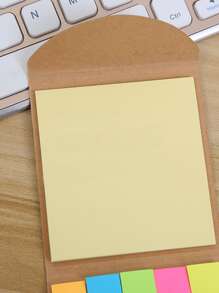 1pc Multifunction Sticky Note - Brown - View 2