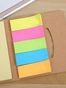 1pc Multifunction Sticky Note - Brown - View 3
