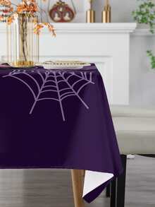 1pc Halloween Gonk & Pumpkin Pattern Tablecloth - Multicolor - View 5
