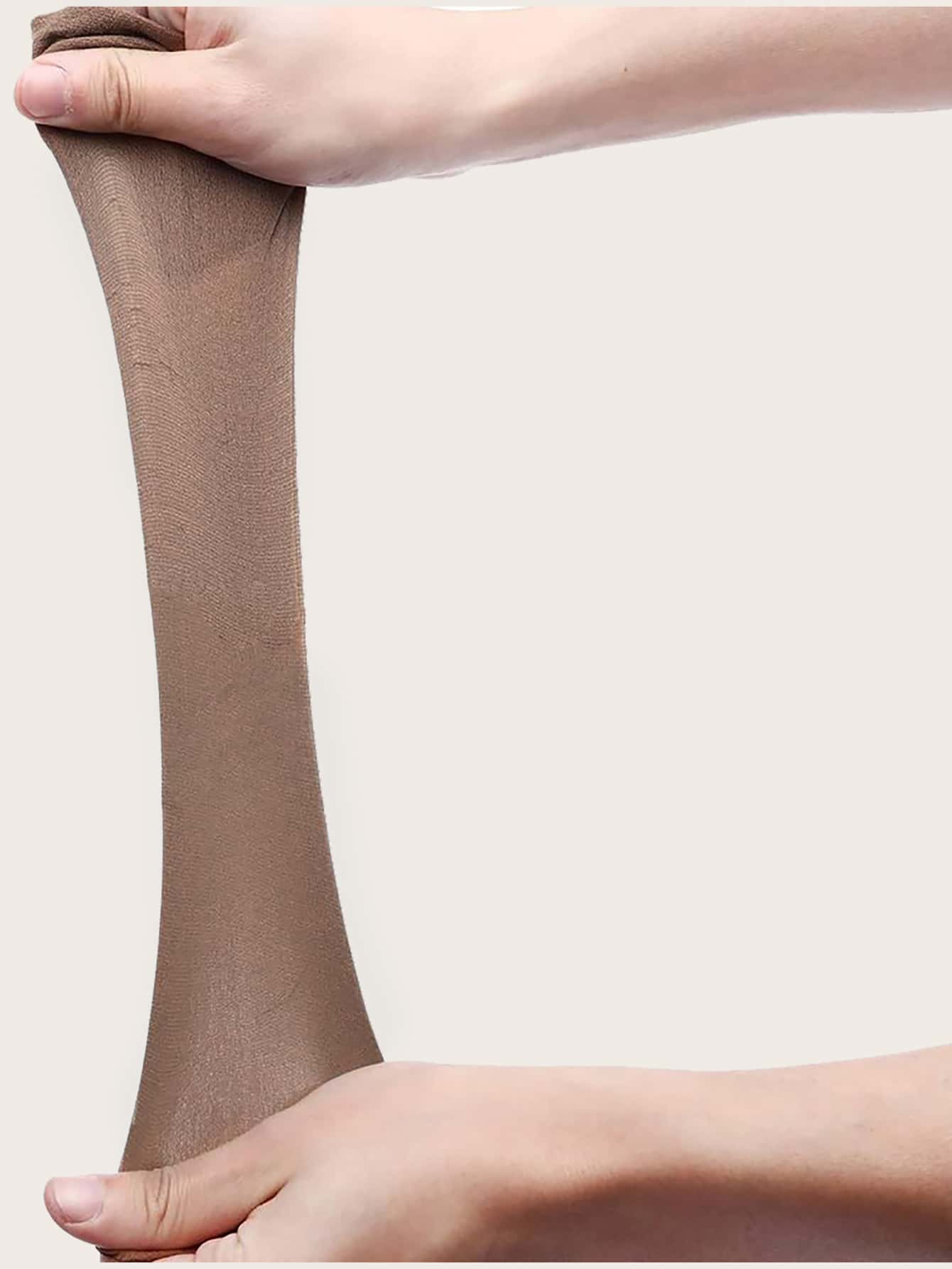 10pcs Stretchable Wig Cap - Coffee Brown - View 2