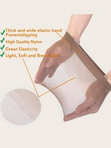 10pcs Stretchable Wig Cap - Coffee Brown - View 4