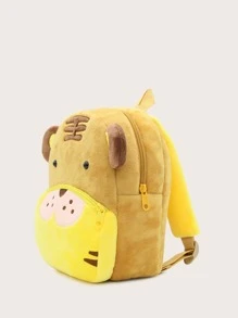 Chicos Mochila tigre de dibujos animados - Marrón - Ver 4