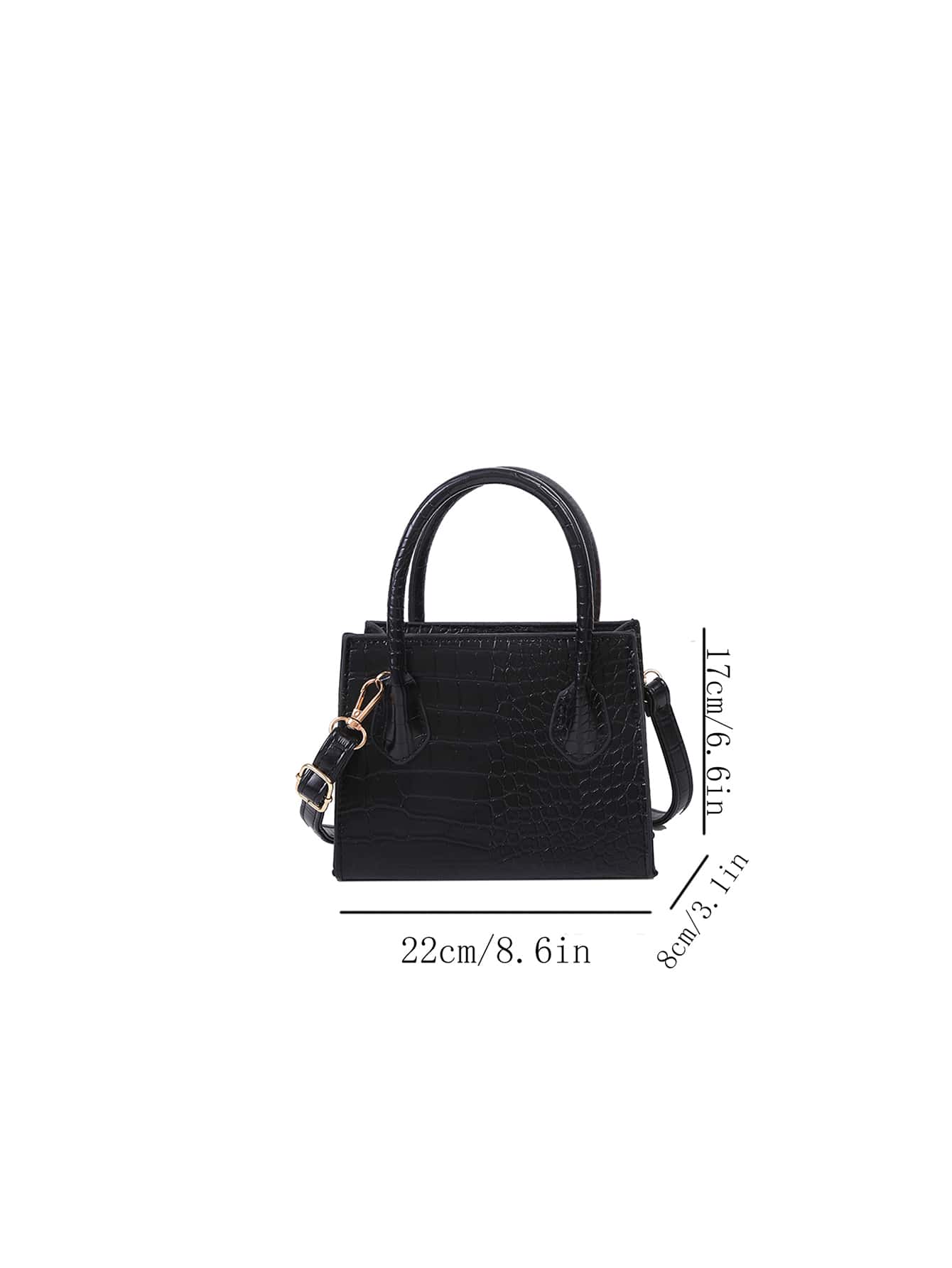Borsa a tracolla Uniqlo U con coulisse nera