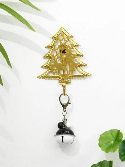 Wieszak ścienny w kształcie choinki walentynkowej