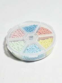 1 hộp Phụ kiện trang sức tự làm hạt 2mm - Nhiều màu - Xem 4