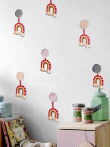 1pc Rainbow Hanging Decoration With Tassel For Christmas