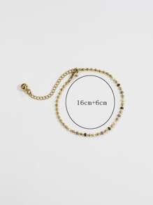 Round Ball Charm Beaded Bracelet - View 4