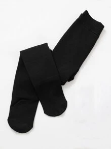 1 件女童加厚保暖舞蹈紧身裤，适合秋冬季日常穿着