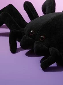 1pc Spider Design Cat/Dog Lover Gift And Dog/Cat Mom Love Pet Plush Toy - Black - View 6