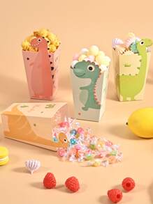 Hộp đóng gói kẹo 4 chiếc mô hình khủng long - Nhiều màu - Xem 1