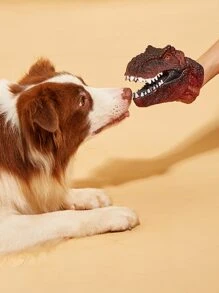 1入組恐龍設計寵物磨牙玩具 - 彩色 - 查看 2