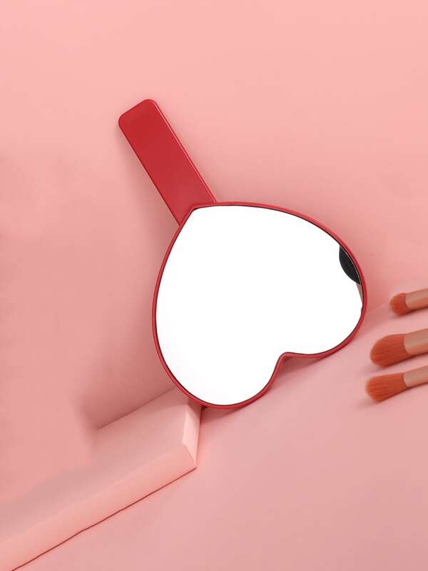 Heart Shaped Handheld Makeup Mirror SHEIN USA