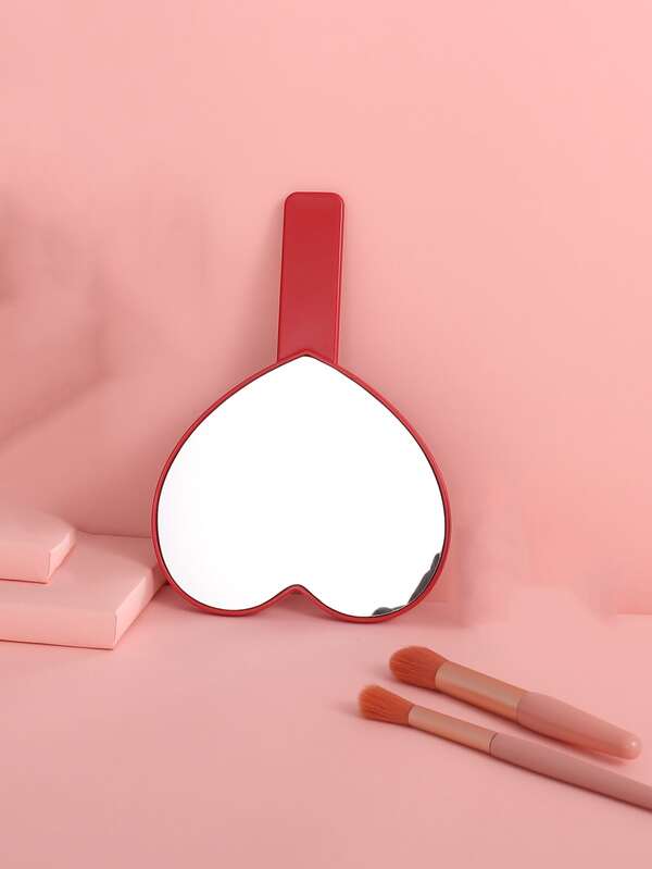 Heart Shaped Handheld Makeup Mirror SHEIN USA