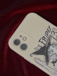 MauroStrange 哥特女巫和貓印花手機殼 - 彩色 - 查看 2