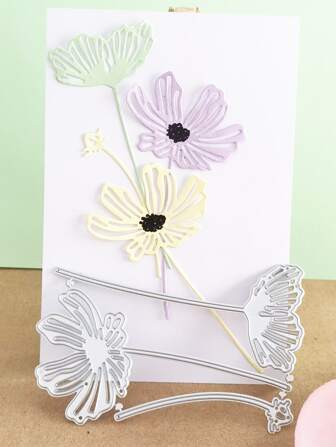 1 pièce Matrice de découpe à design fleur
