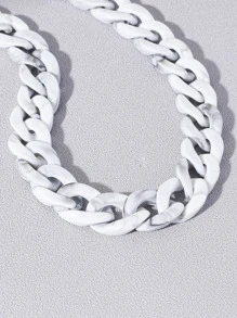 Vòng cổ liên kết tối giản dành cho nam giới thời trang và phổ biến để làm quà tặng trang sức và cho vẻ ngoài sành điệu - Nhiều màu - Xem 2