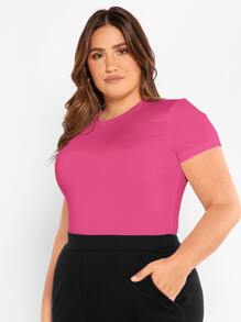 SHEIN BAE Kombinezony Rozmiar Plus Prosty Basics