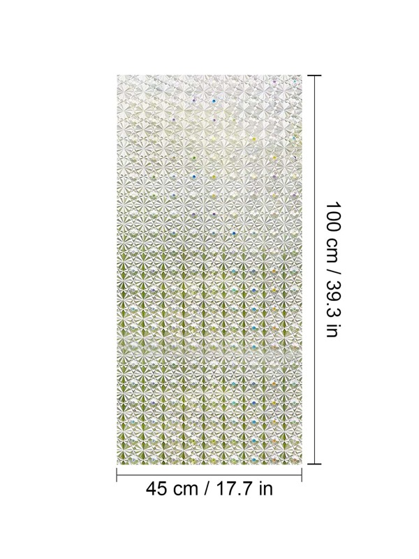 Rainbow Window Film 3D Ecology Glass Vinyl For Home Static Cling