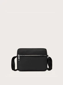 Minimalist Mini Crossbody Bag - Black - View 4