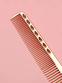 Hairdressing Space Aluminum Comb, Rose Gold Smooth Hair Comb, Hair Styling Tool, Rare And Dense Teeth Hair Comb Styling Tool, Suitable For Home Salon, Hotel Or Travel Use, Hair Brush, Comb, Hair Tools, Hair Products And Accessories For Barber Salon Beauty Travel Essentials, Back To School, Travel Holiday Essentials, Hair Accessories For Women, Brush, Hair Brush, Wooden Comb, Hair Brush, Mini Hair Brush, Detangling Brush, Hair Brushes, Curly Hair Brush, Hairdressing Equipment,Travel Essentials,Hairstyle,Hairdressing,Hair Brush,Slick Back Brush,Styling Brush,Curly Hair Brush,Edge Brush,Hair Comb,Brush Hair,Hair Brush Set,Comb Hair,Comb For Curls,Detangling Brush,Hair Brush For Women,Hair,Travel,Hair Products,Hair Tools,Hair Stuff,Barber,Barber Accessories,Barbershop,Hairdressing Equipment - Rose Gold - View 4