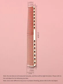 Hairdressing Space Aluminum Comb, Rose Gold Smooth Hair Comb, Hair Styling Tool, Rare And Dense Teeth Hair Comb Styling Tool, Suitable For Home Salon, Hotel Or Travel Use, Hair Brush, Comb, Hair Tools, Hair Products And Accessories For Barber Salon Beauty Travel Essentials, Back To School, Travel Holiday Essentials, Hair Accessories For Women, Brush, Hair Brush, Wooden Comb, Hair Brush, Mini Hair Brush, Detangling Brush, Hair Brushes, Curly Hair Brush, Hairdressing Equipment,Travel Essentials,Hairstyle,Hairdressing,Hair Brush,Slick Back Brush,Styling Brush,Curly Hair Brush,Edge Brush,Hair Comb,Brush Hair,Hair Brush Set,Comb Hair,Comb For Curls,Detangling Brush,Hair Brush For Women,Hair,Travel,Hair Products,Hair Tools,Hair Stuff,Barber,Barber Accessories,Barbershop,Hairdressing Equipment - Rose Gold - View 5