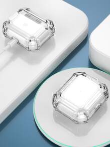 适用于 2/1、Apple 原装 Pro 2、3 蓝牙耳机的透明防摔保护壳 - 無色 - 查看 2