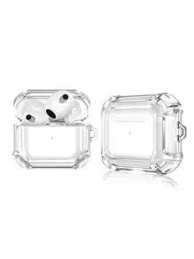 适用于 2/1、Apple 原装 Pro 2、3 蓝牙耳机的透明防摔保护壳 - 無色 - 查看 5