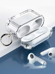 适用于 2/1、Apple 原装 Pro 2、3 蓝牙耳机的透明防摔保护壳 - 無色 - 查看 8