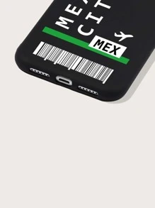 Ốp điện thoại hình vé máy bay, phiên bản quốc tế, không phải phiên bản nội địa. - màu đen - Xem 3