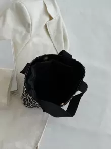 Leopard Print Square Bag, Leopard Print Bag - Multicolor - View 4