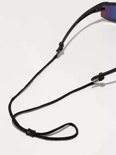 1pc Unisex Multi-Function Glasses Anti-Loss Silicone Strap With Earphone Anti-Loss Rope, Designed For Outdoor Sports, Adjustable Buckle Design Glasses Holder (Eyeglasses Not Included). Lightweight Material, Weighing 6g, Suitable For Activities Such As Horseback Riding, Surfing, Hiking, Driving, Touring, Camping, Etc. Adjustable Elasticity Of The Silicone Friction Button, Multi-Function Rope For Various Scenarios - Anti-Loss Strap For Glasses, Earphones, Or Outdoor Activities Such As Cycling. Adjustable Length And Elasticity. Glasses Accessories