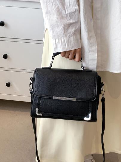 Fashionable Solid Color Versatile Simple Elegant Shoulder Bag, Perfect For Mother For Shopping, Vacation, Can Be Worn As Shoulder, Crossbody Or Handbag