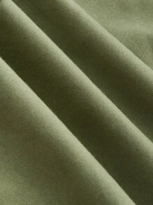 SHEIN MOD Solid D-ring Belted Cargo Skirt - Army Green - View 5